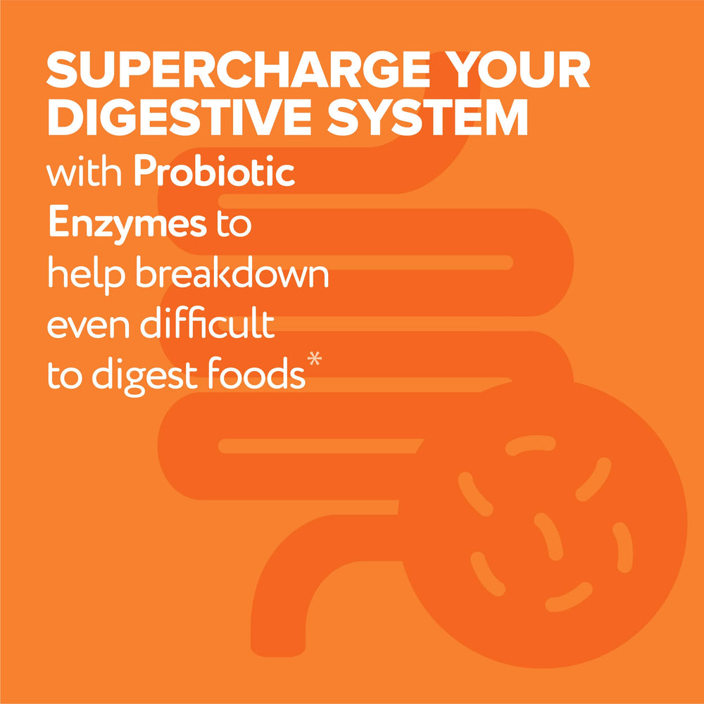 Probiotics and prebiotics blend imagery