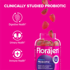 Vegan, gluten-free, non-GMO probiotic gummies