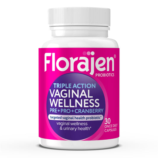 Florajen Women’s Triple-Action Probiotic bottle front view