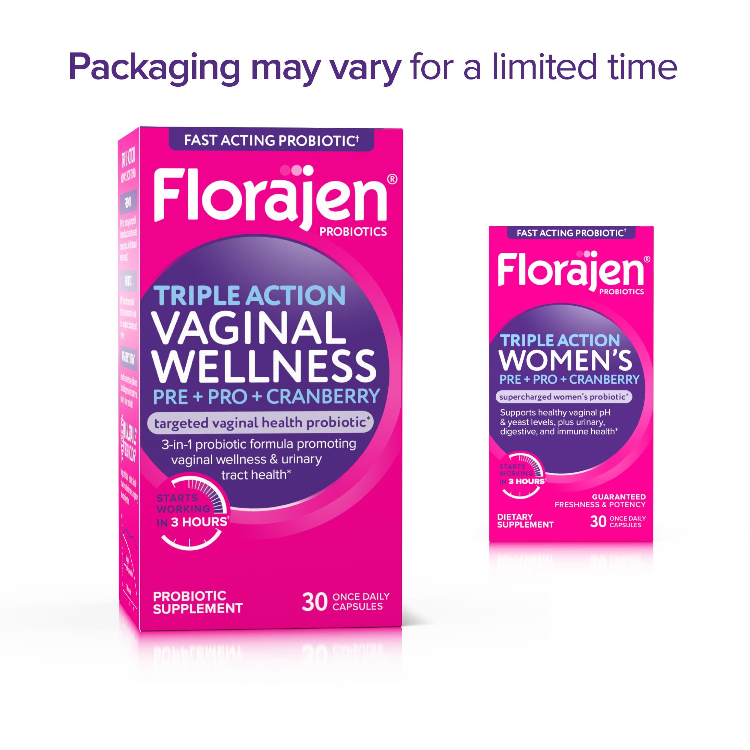 Note about clinically studied strains on the packaging