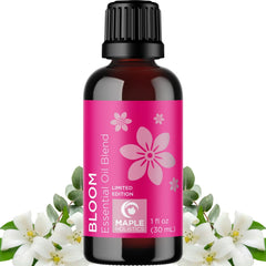 Bloom floral essential oil blend diffuser bottle