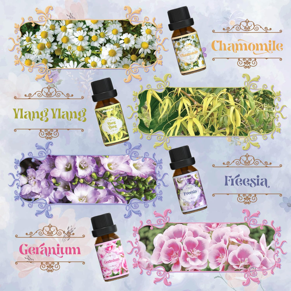 Gardenia essential oil bottle surrounded by gardenia flowers