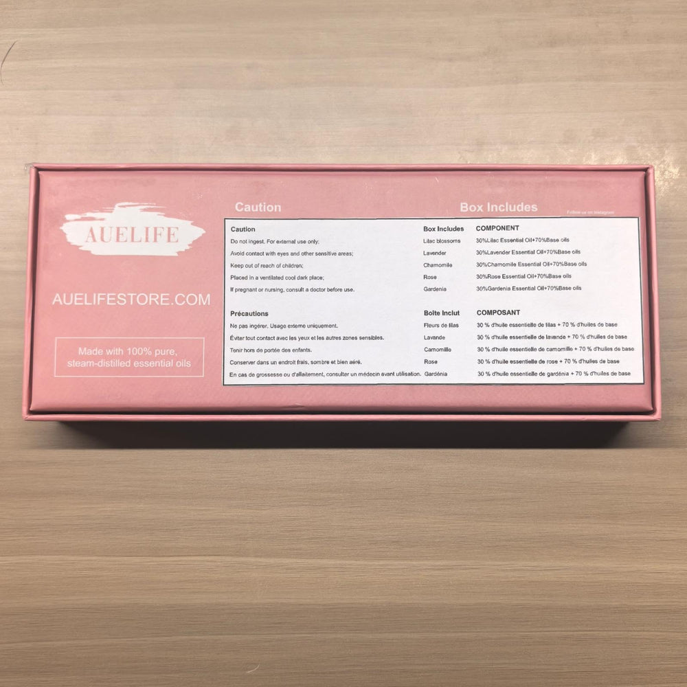 Diffuser with floral essential oil fragrances