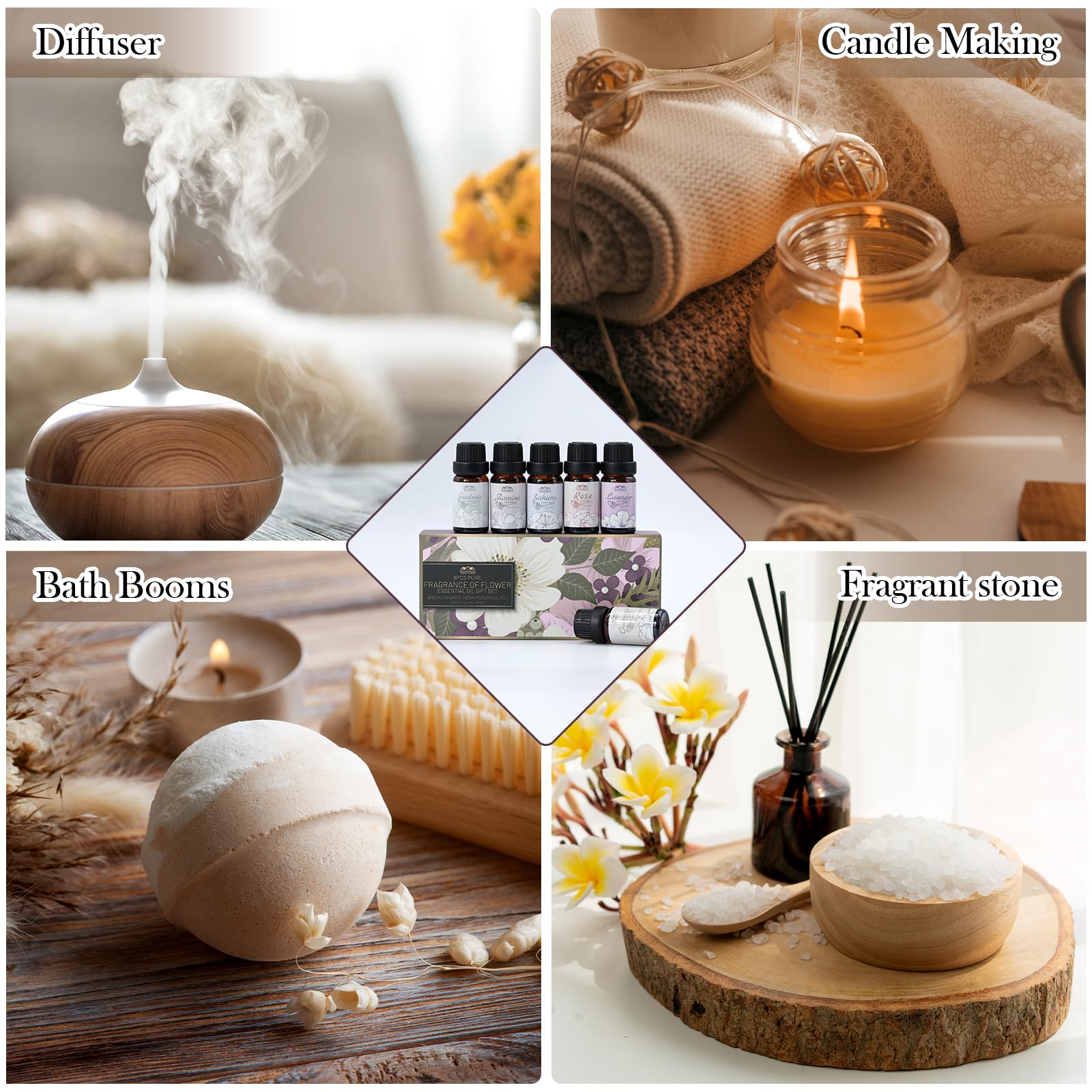 Jasmine essential oil 10ml bottle