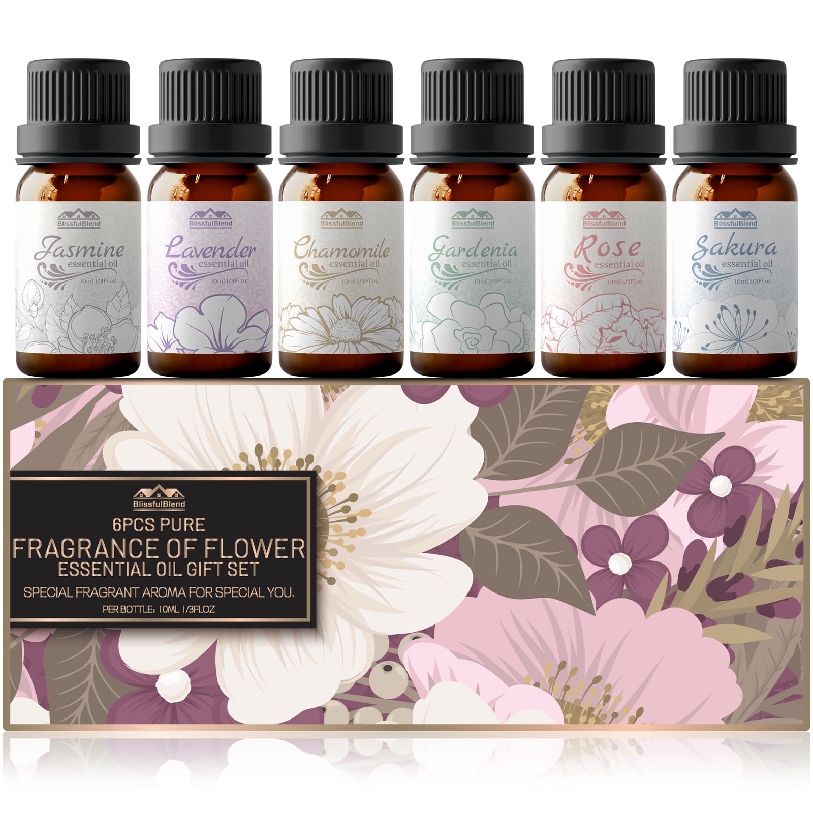 Rose essential oil 10ml bottle