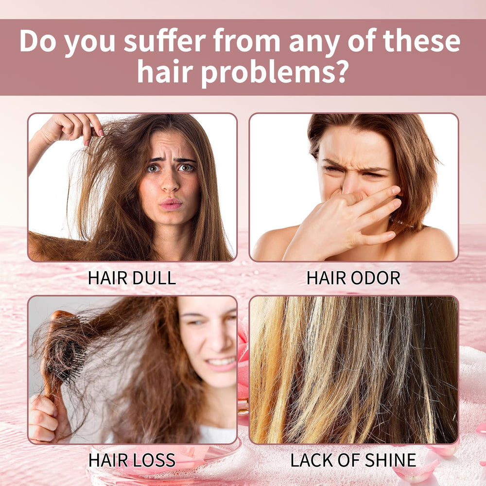 Floral Rose Hair Perfume Mist evenly distributes fragrance for smoother, frizz-reduced hair.