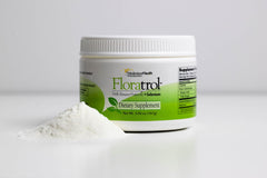 Floratrol packaging and label highlighting prebiotic fiber