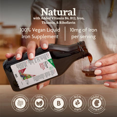 Close-up of Floravital bottle showing herbal ingredients on the label