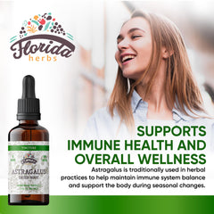 Close-up of Astragalus tincture liquid and dropper