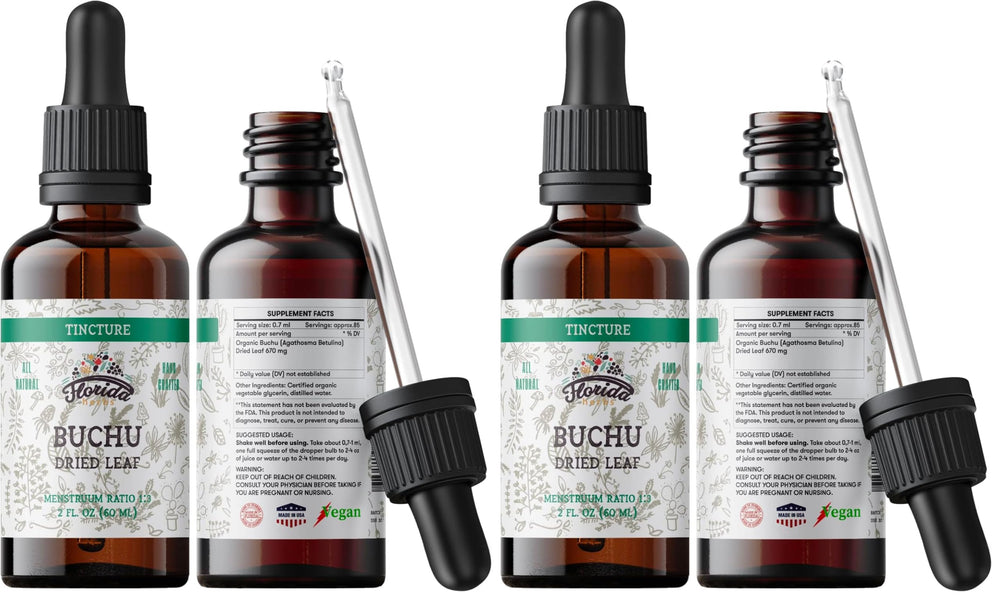 Florida Herbs Buchu Tincture bottle front view