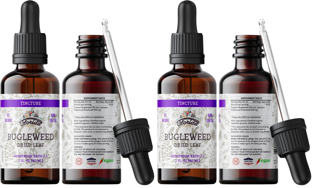 Florida Herbs Bugleweed Tincture bottle - front view
