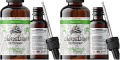 Florida Herbs Dandelion Root Tincture bottles front view (pack of 2)