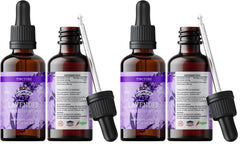 Florida Herbs Organic Lavender Liquid Extract bottle - 2 oz (Pack of 2)