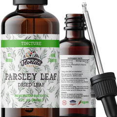 Florida Herbs Parsley Leaf Tincture bottle with label