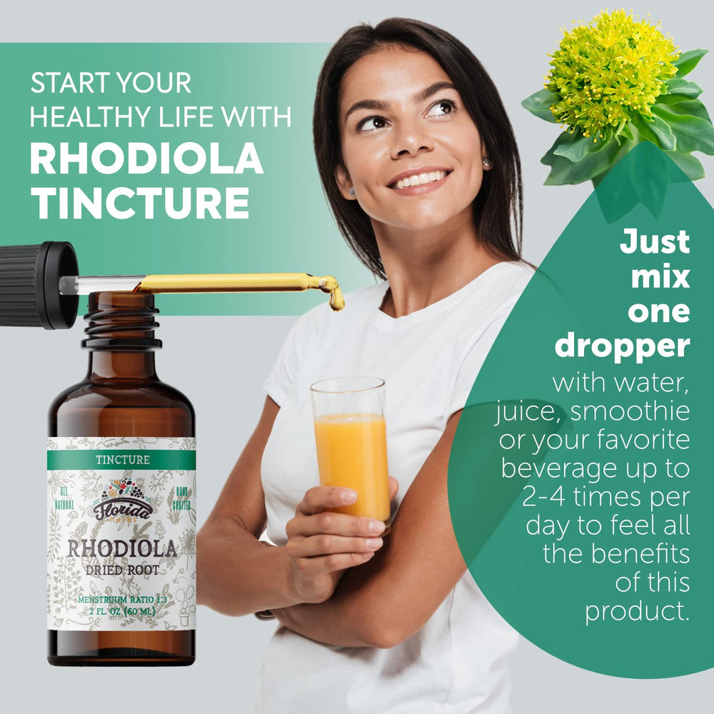 Ingredients: Organic Rhodiola extract in cold-pressed vegetable glycerin