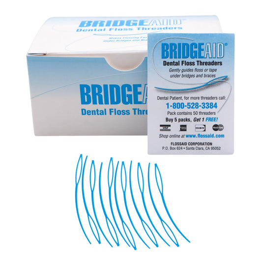 Floss Aid TDPS Bridge Aid Dental Floss Threader 1000/bx box front