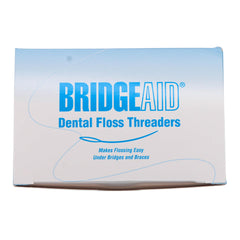 Illustration of floss threader use for dental floss threading