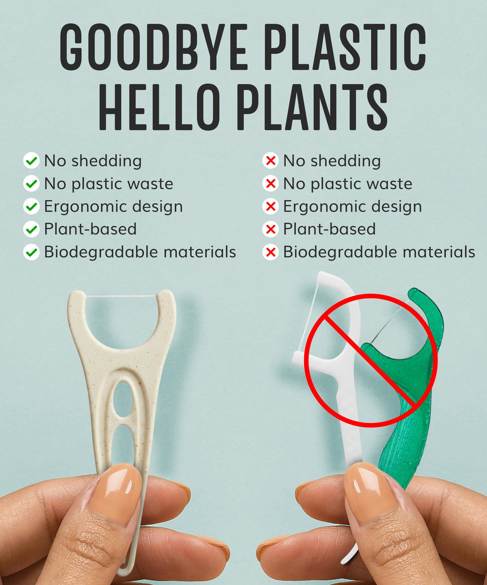 Eco-friendly packaging for biodegradable floss picks