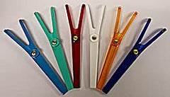 FlossAid dental floss holder with angled head and long handle