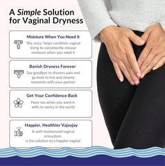 Flower Power Vaginal Moisturizer Capsules closeup highlighting gentle, odor-free formula.