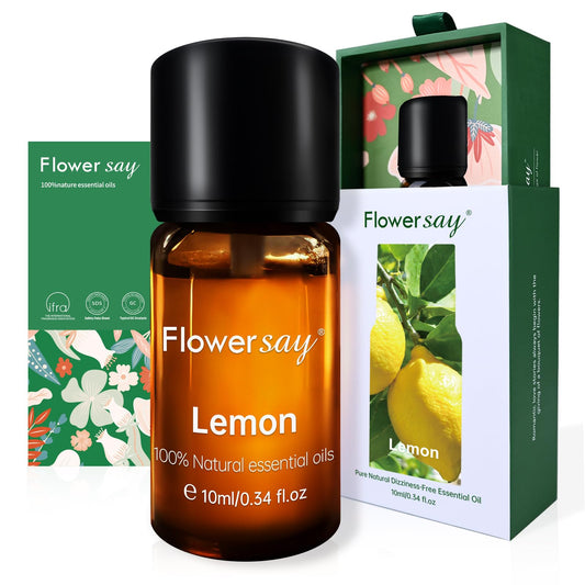 FLOWERSAY Lemon Essential Oil bottle 0.34 oz