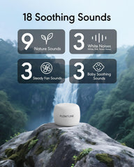 Flowtune 18-sound library features nature and lullabies for baby and adult calm