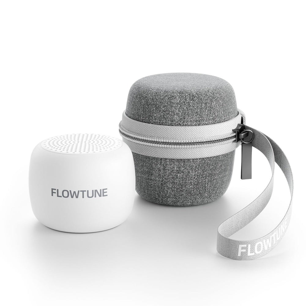 Flowtune portable sound machine with travel case for easy on-the-go relaxation