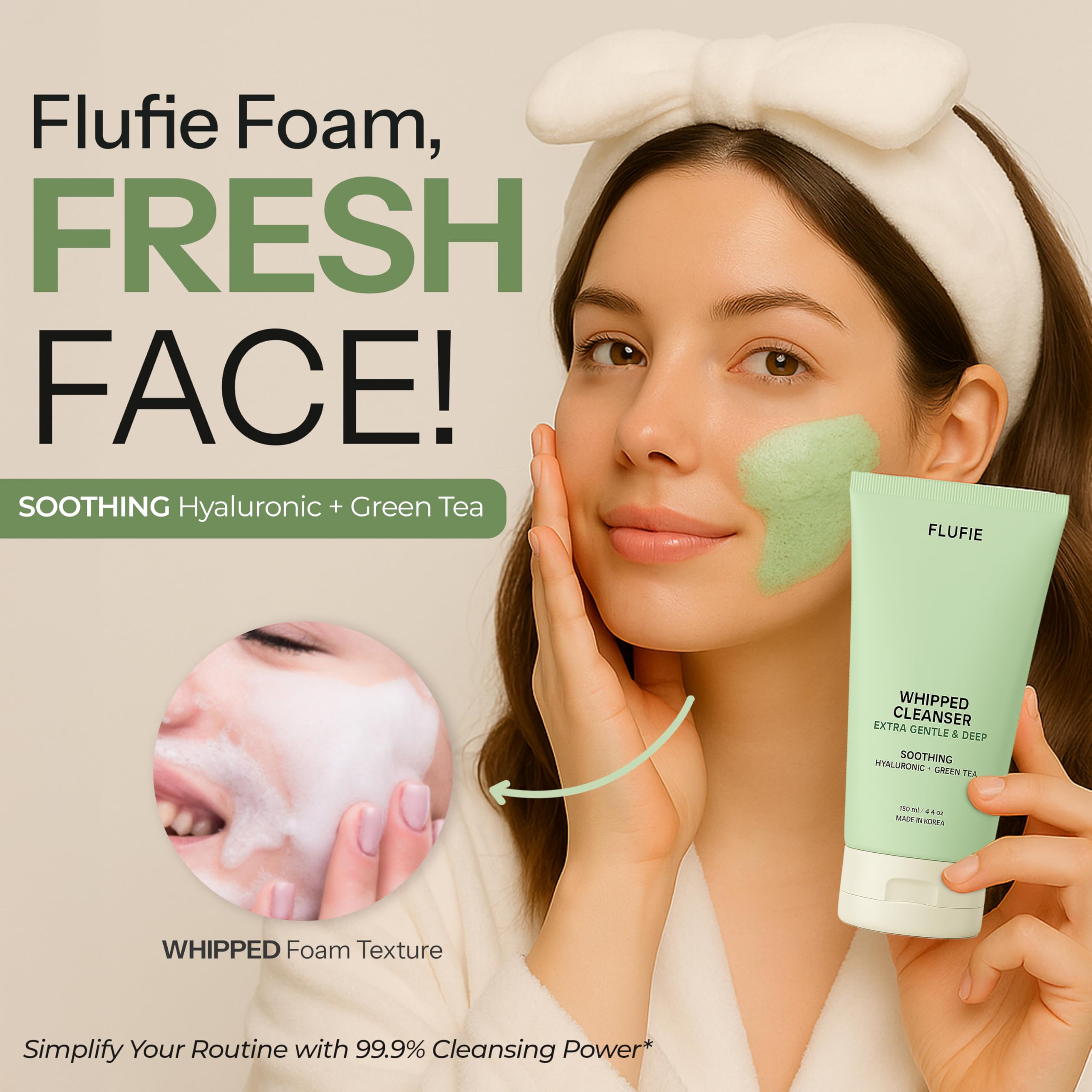 Flufie Vegan Cruelty-Free badge highlights ethical skincare choices