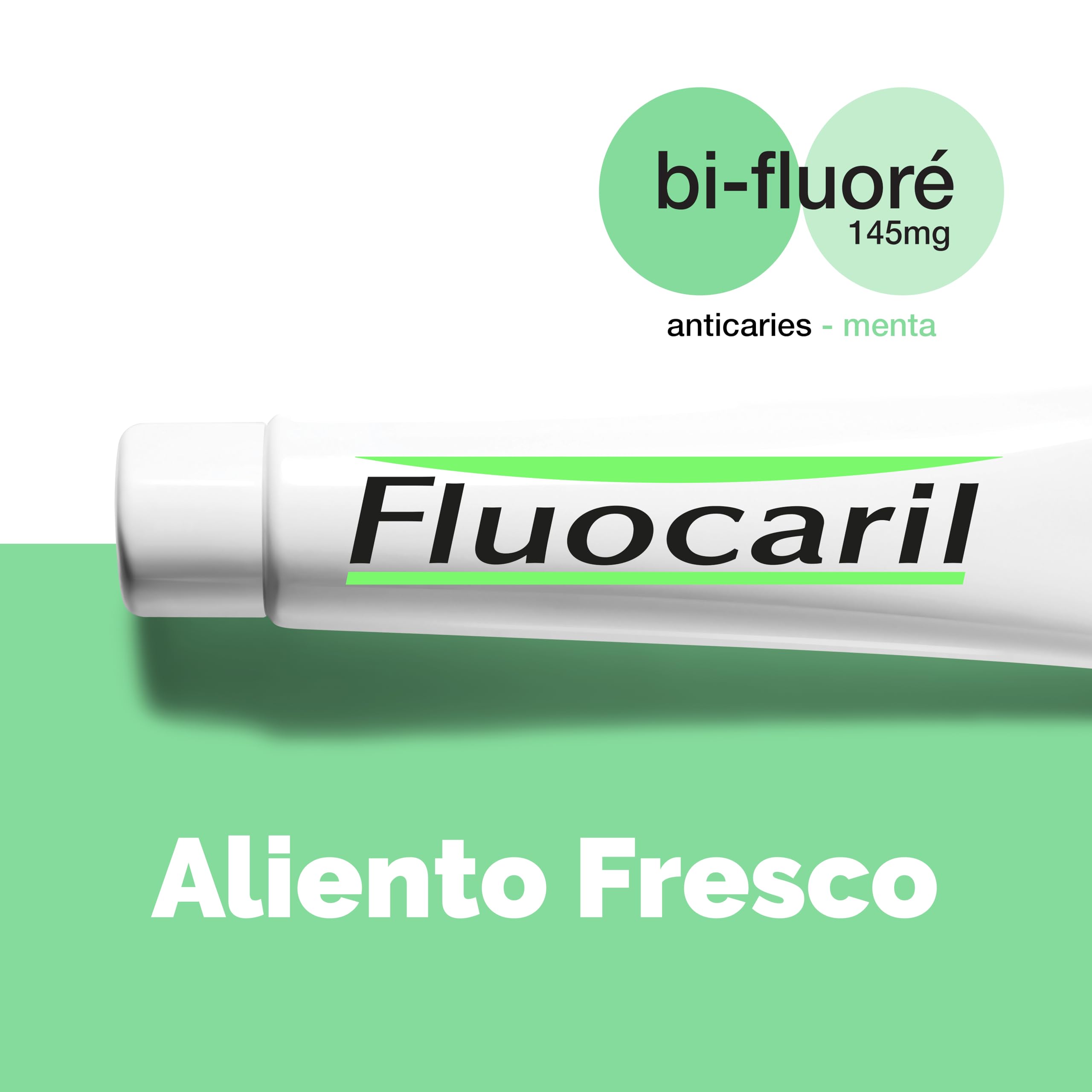 Back view of Fluocaril Bi-Fluore Duplo packaging