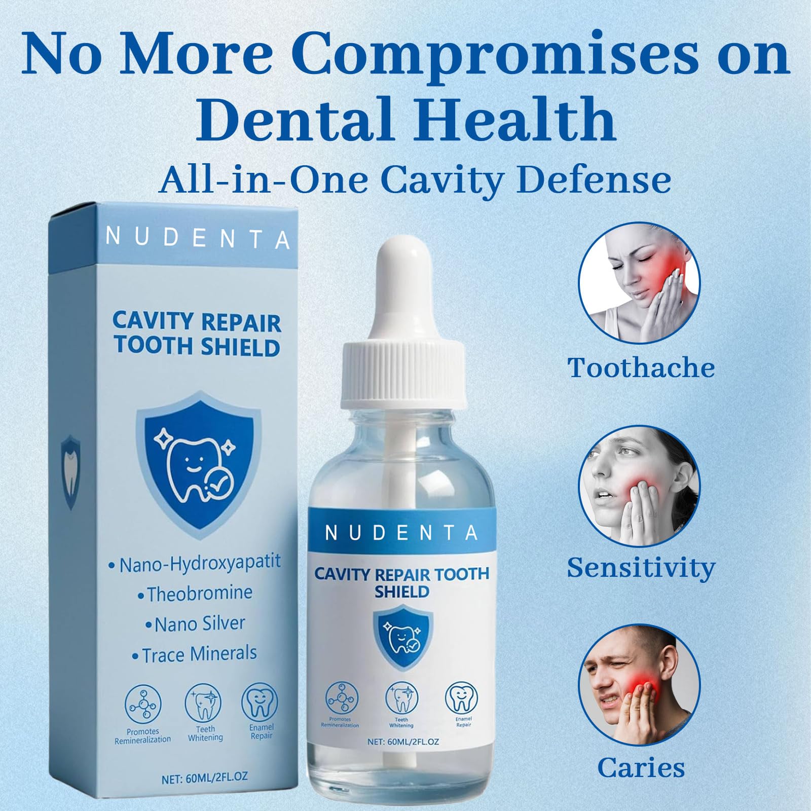 Icon indicating fluoride-free formula