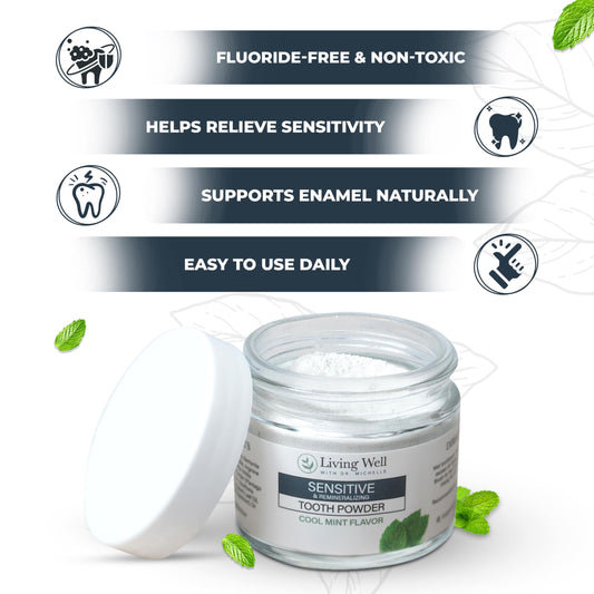 Close-up of fluoride-free hydroxyapatite formula