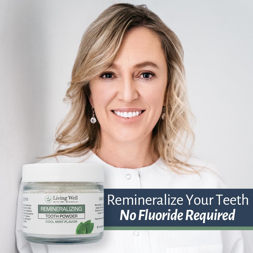 Fluoride-free tooth powder promoting oral wellness