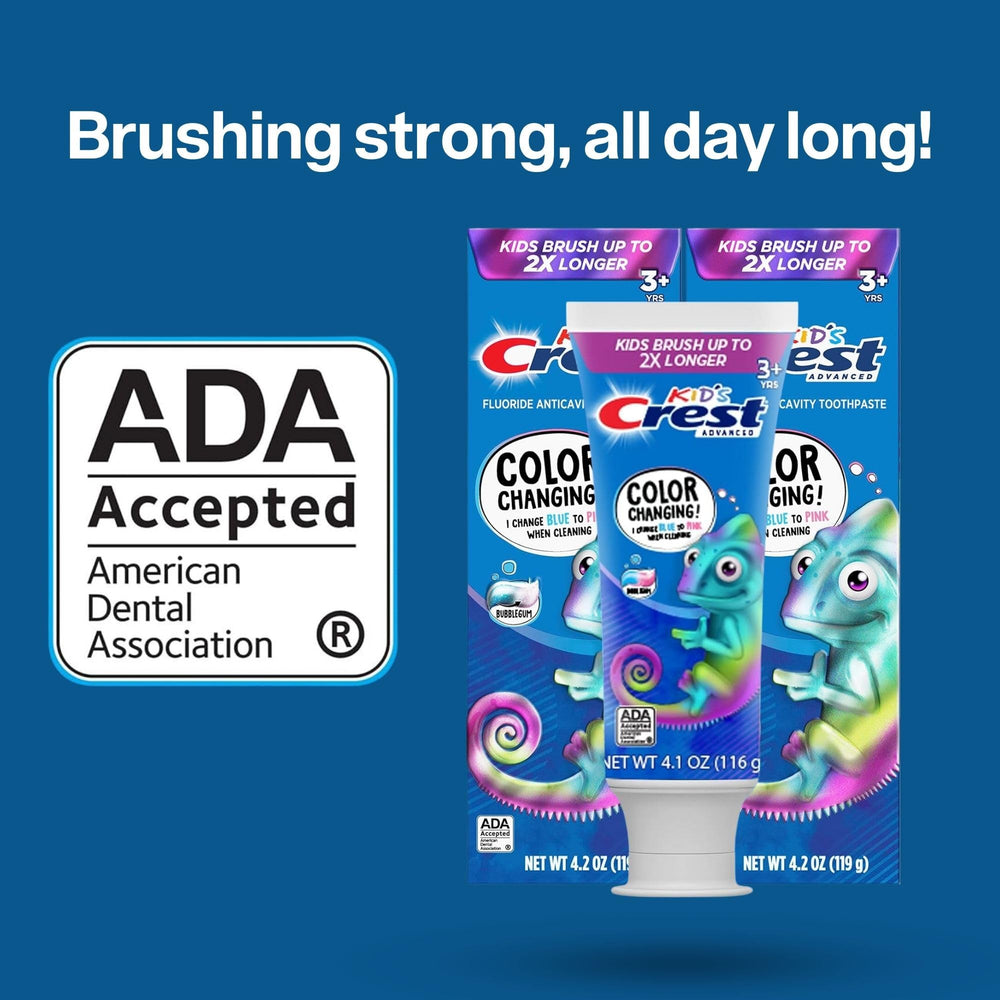 Fluoride protection for kids' toothpaste