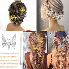 Flymind versatile clip fits straight or curly hair.