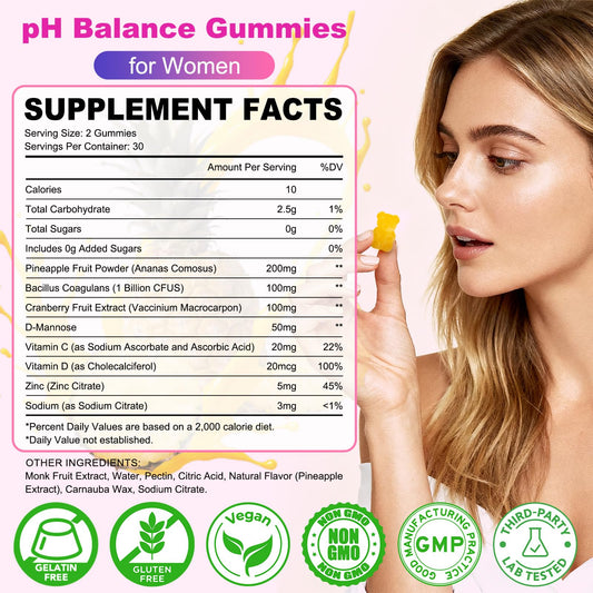 Bottle of Flyrocer Feminine Balance Gummies