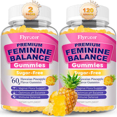 Flyrocer 2-pack Feminine Balance Gummies hero image