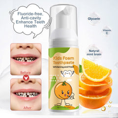 Close-up of ultra-fine foam toothpaste texture