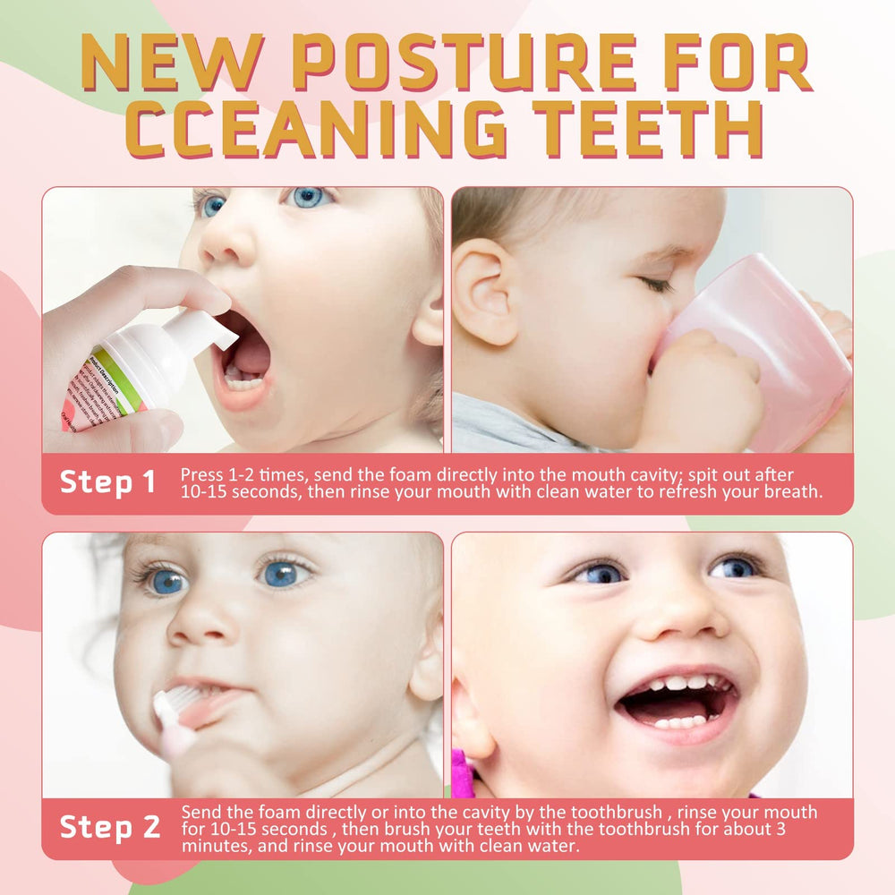 Product image highlighting U-shaped toothbrush compatibility