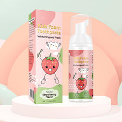 Kids brushing with U-shaped electric toothbrush