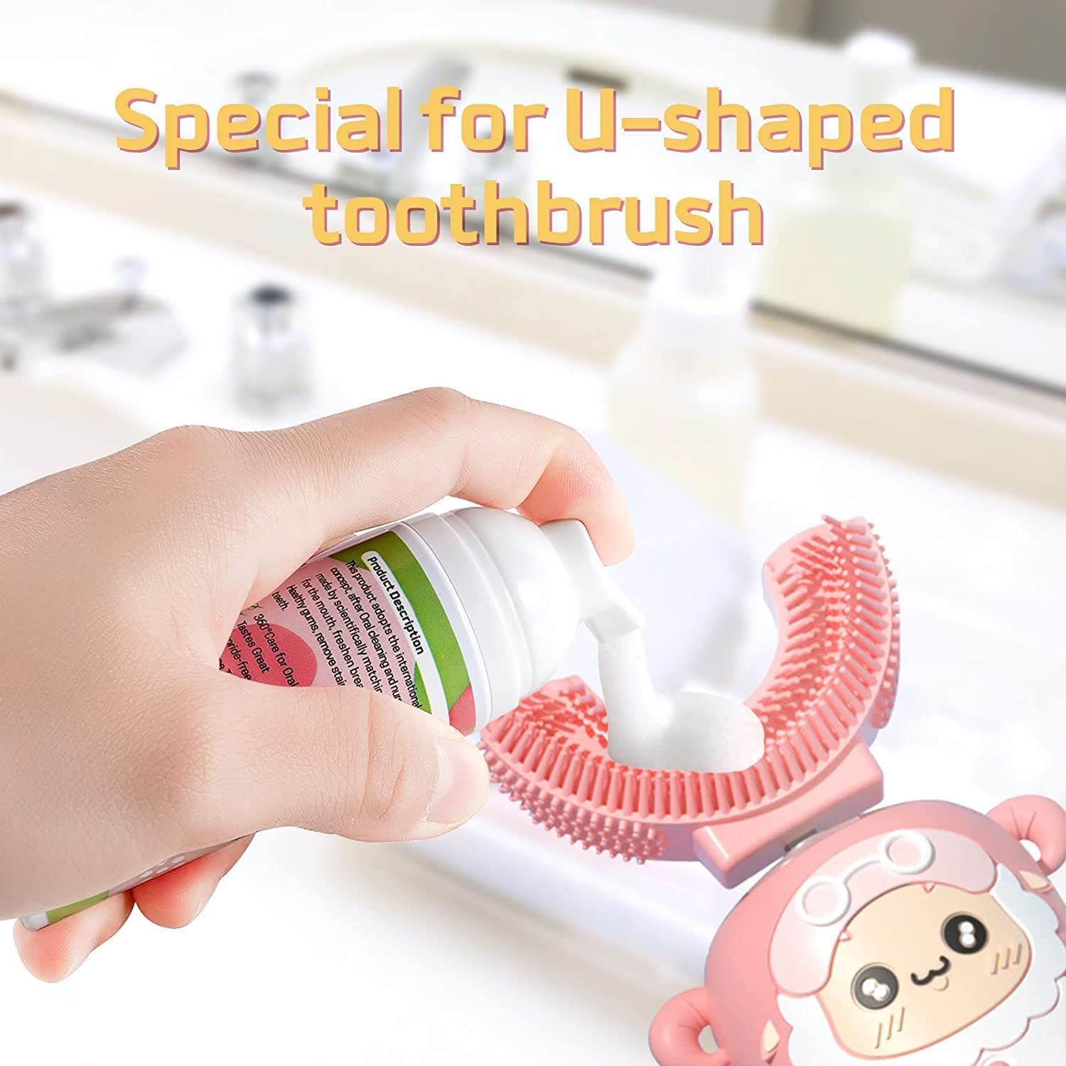 Low fluoride gluten-free and sugar-free toothpaste for children