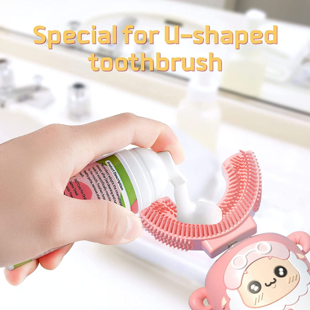 Low fluoride gluten-free and sugar-free toothpaste for children
