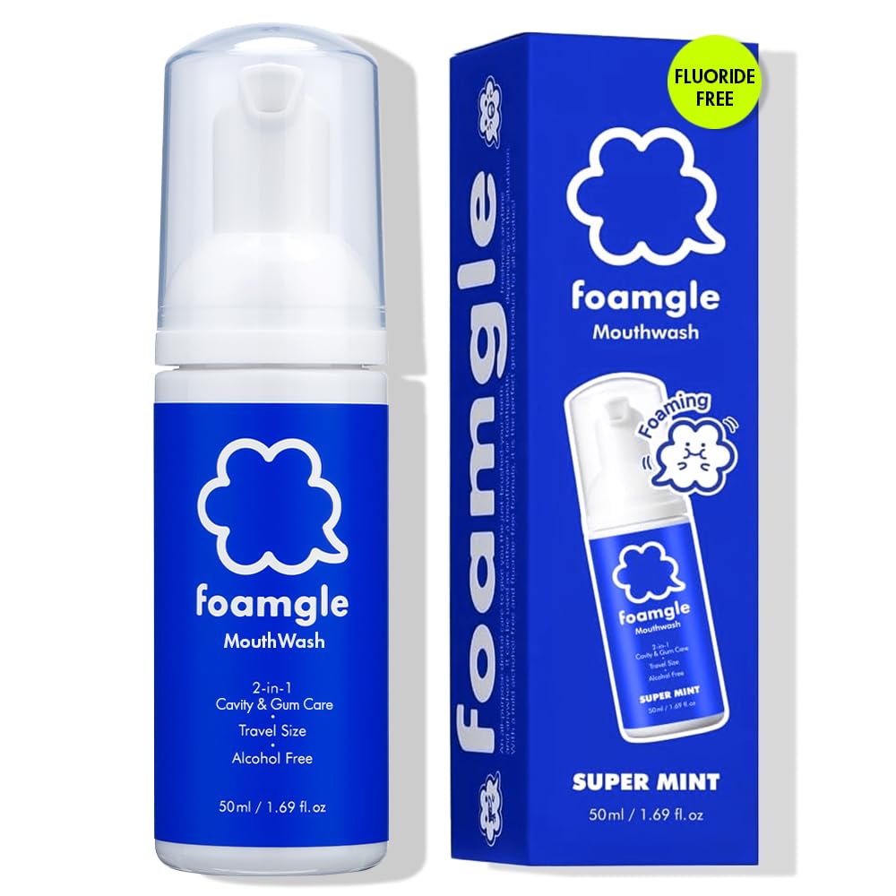 Foamgle travel-size 50 mL bottle front view