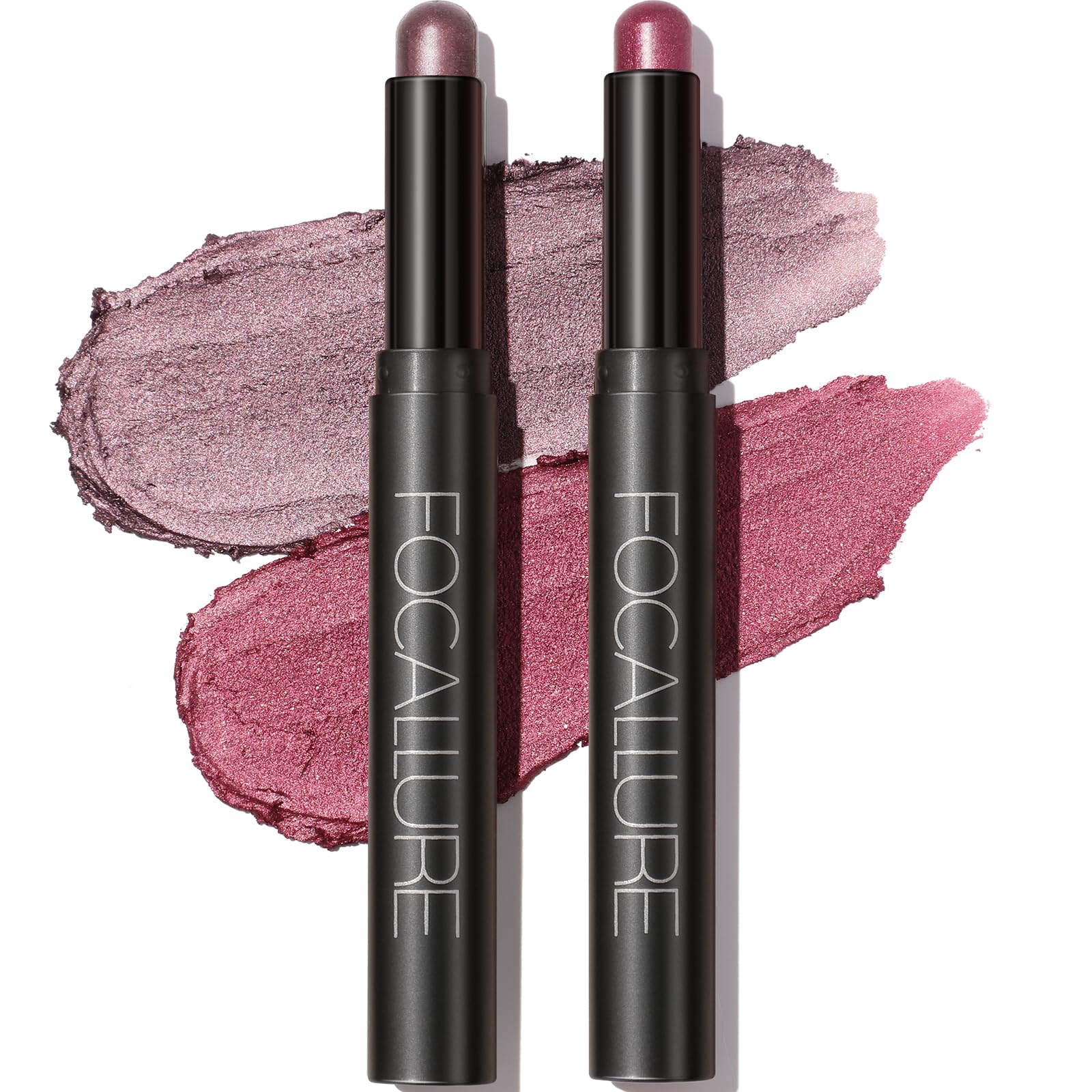 FOCALLURE 2PCS matte finish eyeshadow stick for quick day looks