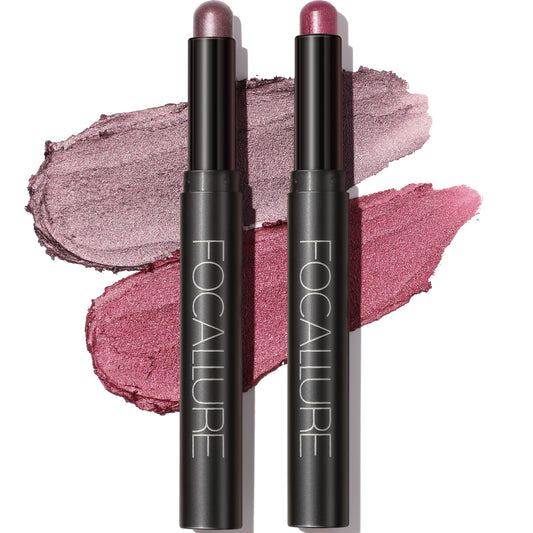 FOCALLURE 2PCS matte finish eyeshadow stick for quick day looks