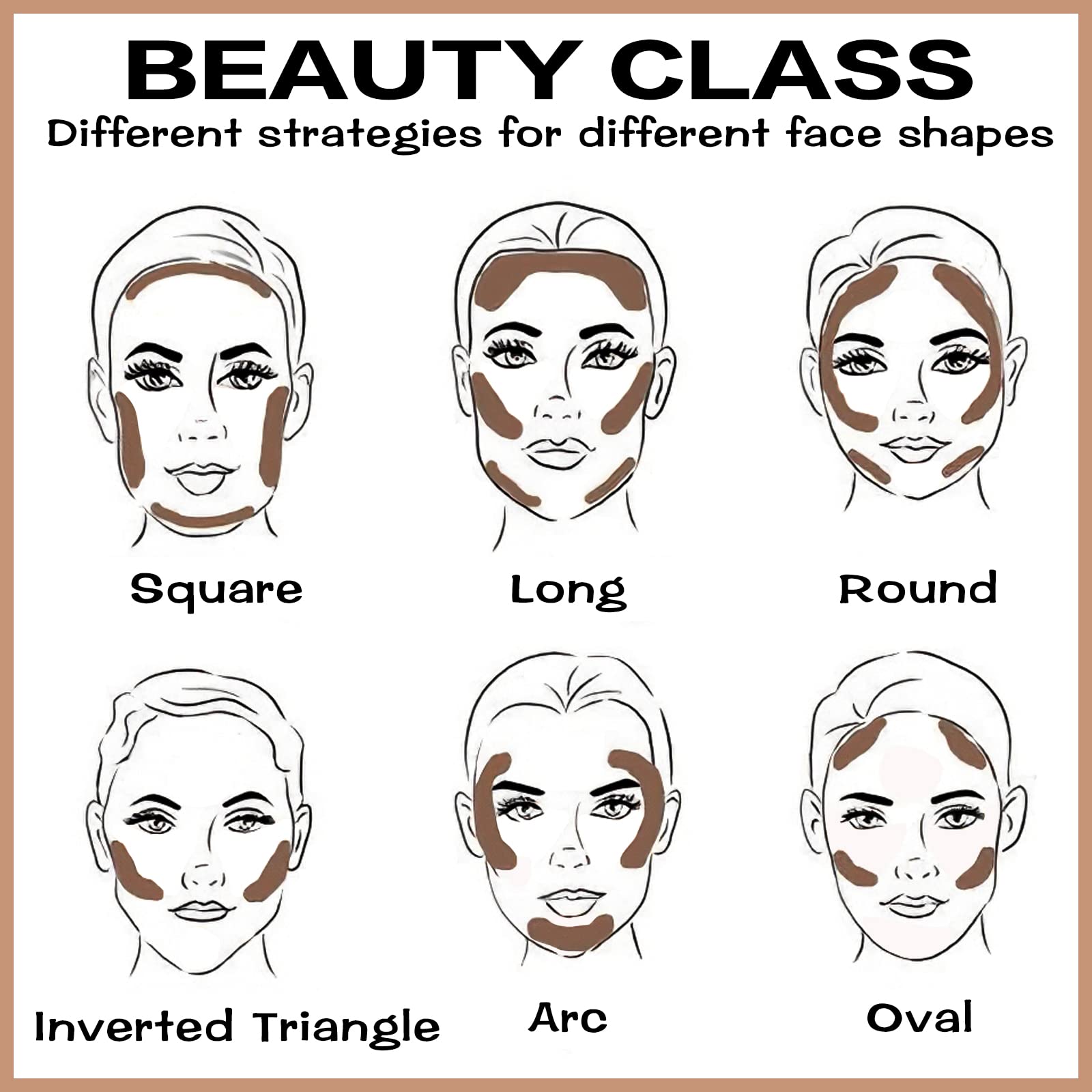 FOCALLURE contour-stick Mocha highlights brow bone for lifted appearance