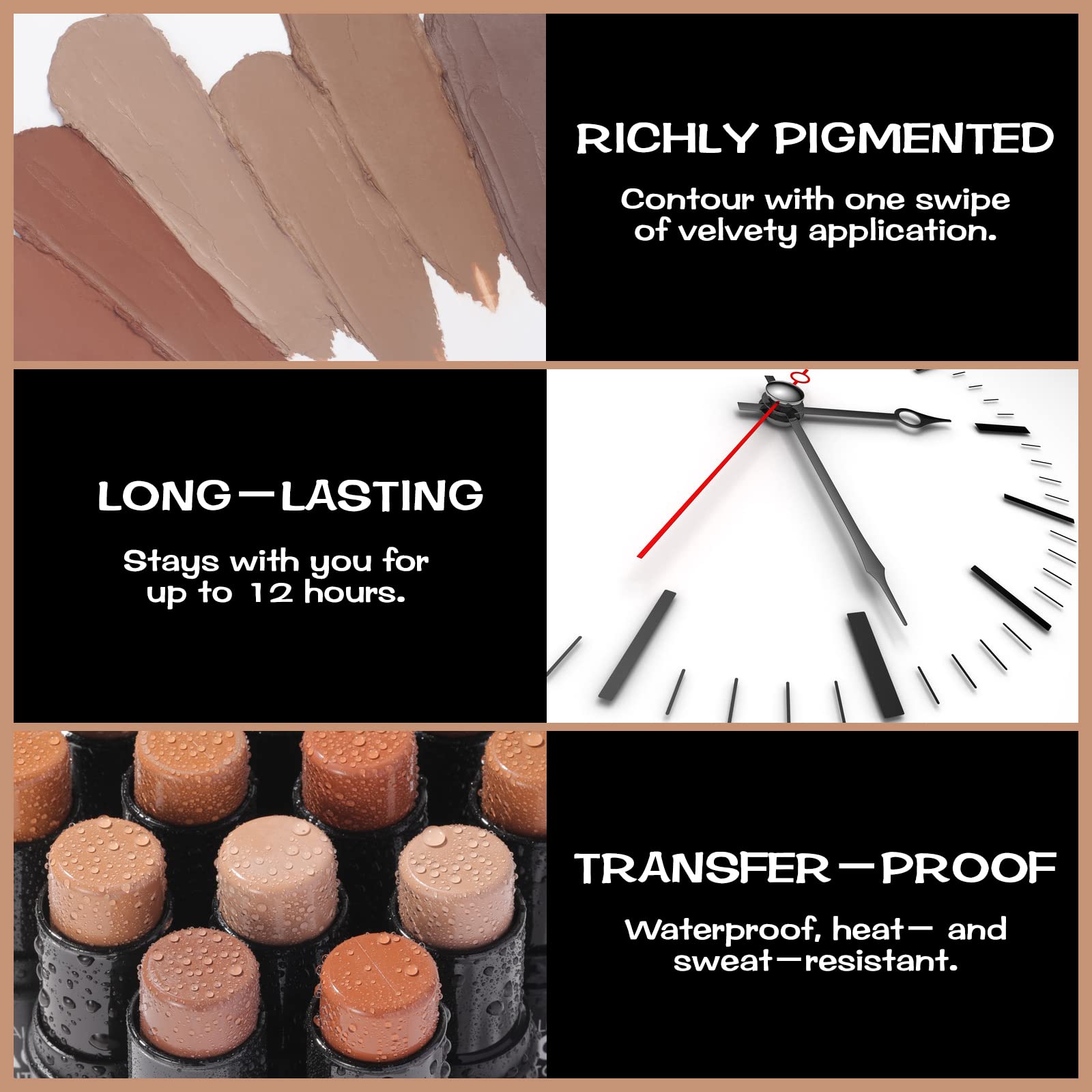 FOCALLURE contour-stick Mocha on the nose provides subtle definition