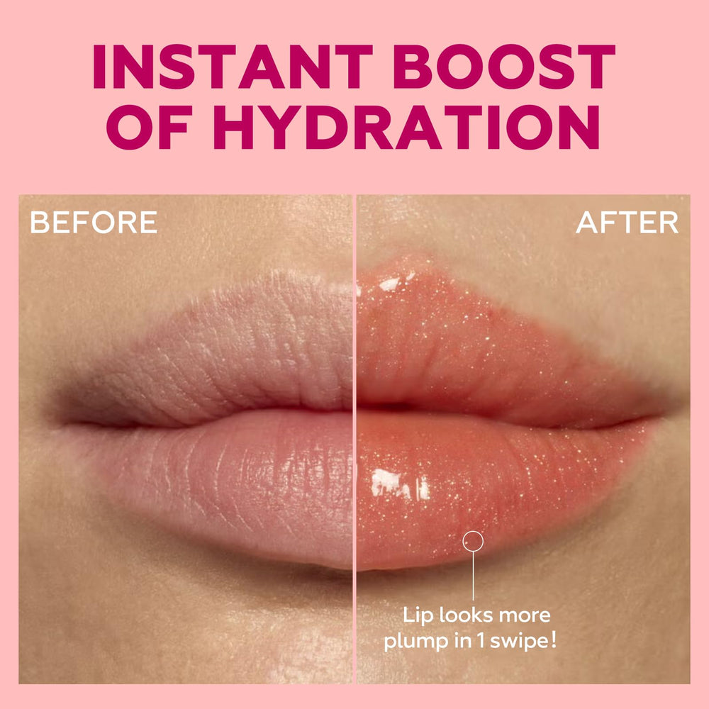 FOCALLURE Sparkling Gem Lip Plump dispensing action reveals smooth glide.