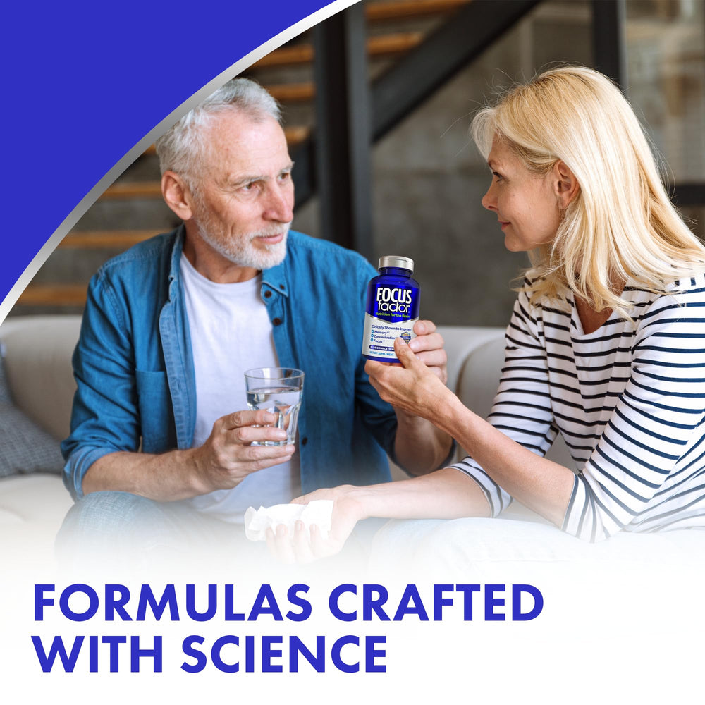 Packaging and label for Focus Factor 150 count (10407)