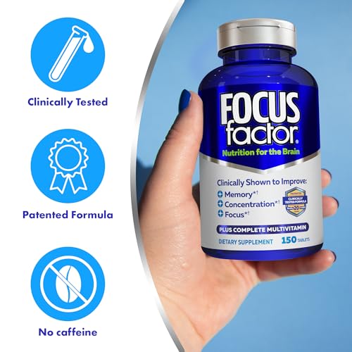 Focus Factor vitamins and minerals blend image for overall daily nutrition.