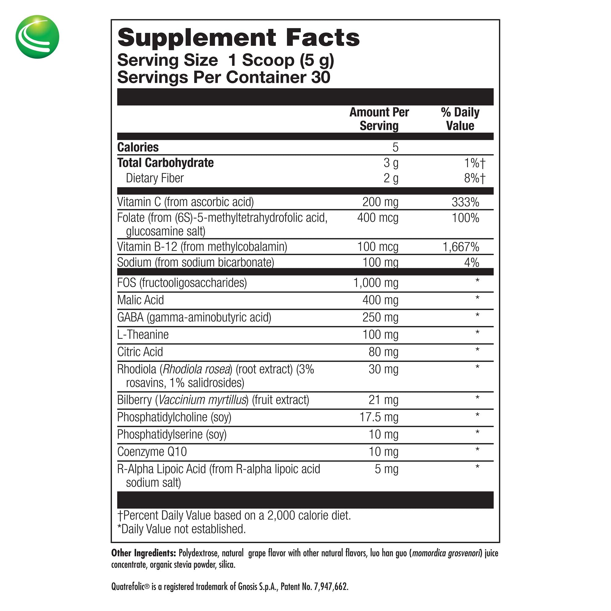 B vitamins B12 and B9 in Focus Fizz